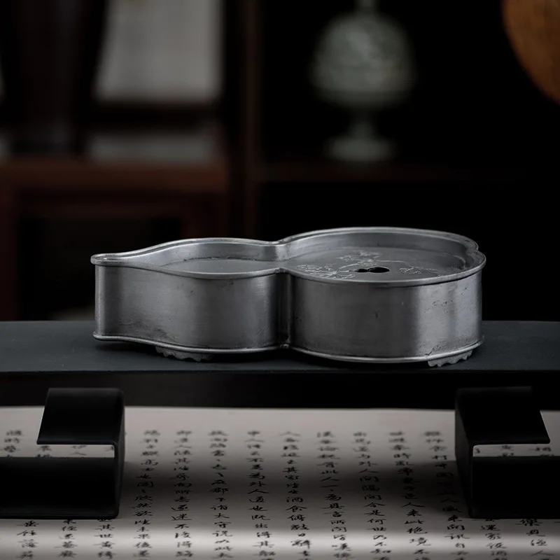 Pour Pot Aluminum - Древняя банка в виде тыквы, старый